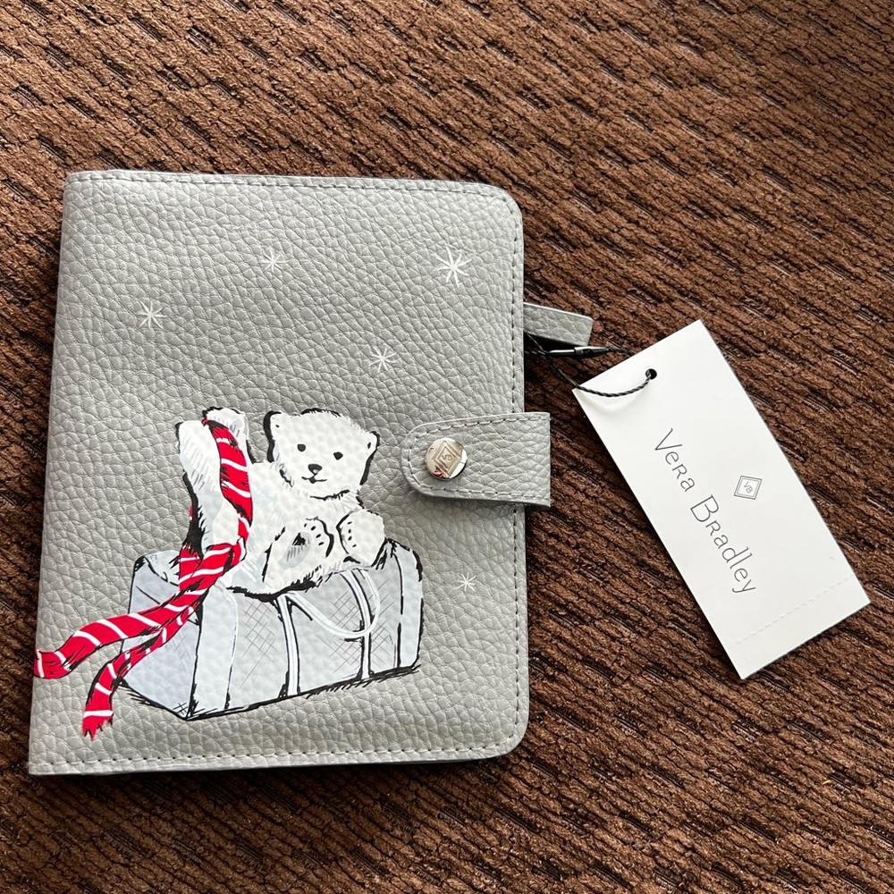 Vera Bradley Iconic Beary Merry Polar Bear